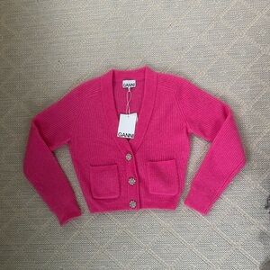 GANNI Pink Women's Sweater